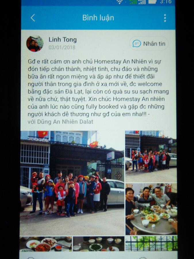 Homstay An Nhien Da Lat Eksteriør billede